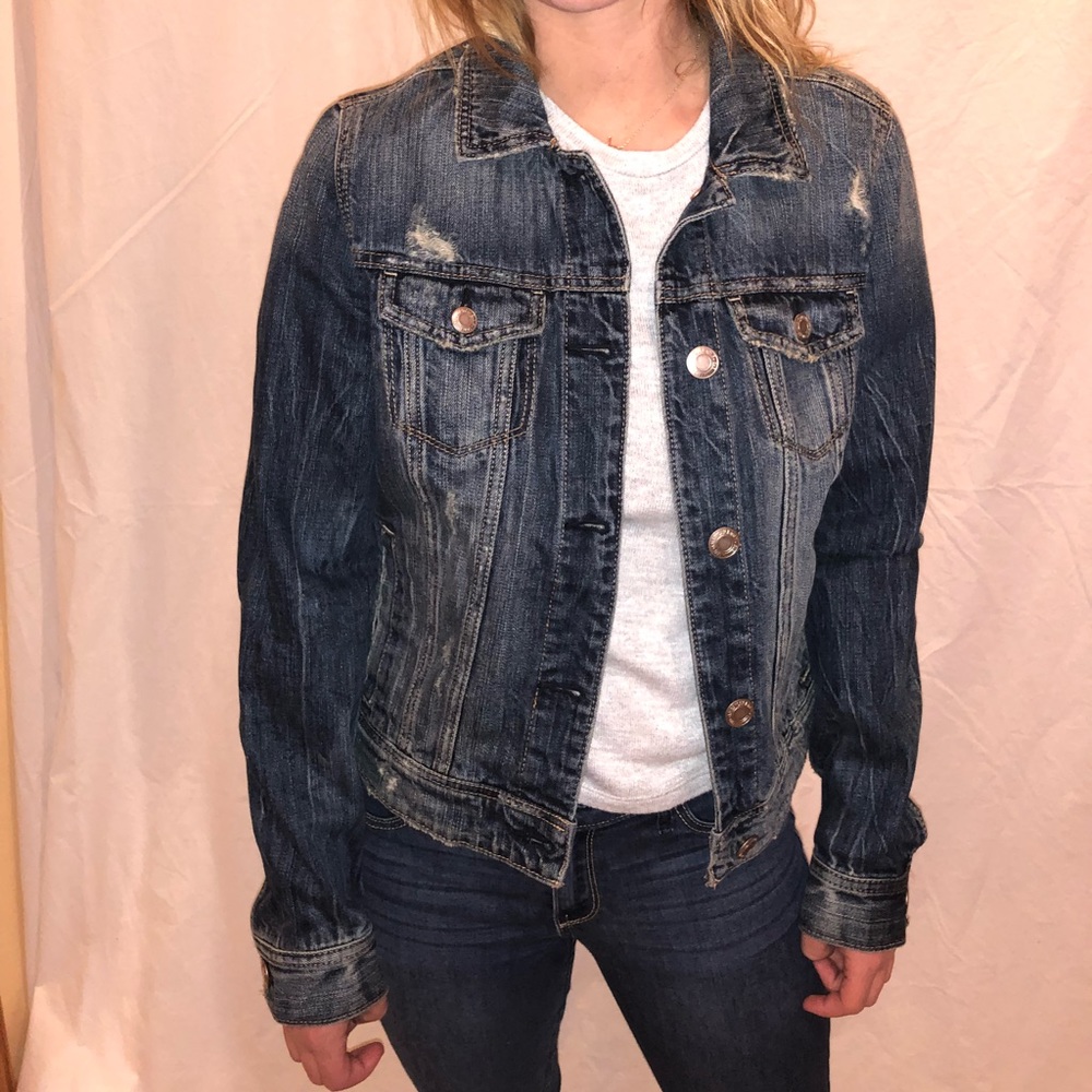 Distressed Denim jacket - Picture 2 of 8